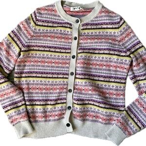 Boden Edie Fair Isle Cardigan